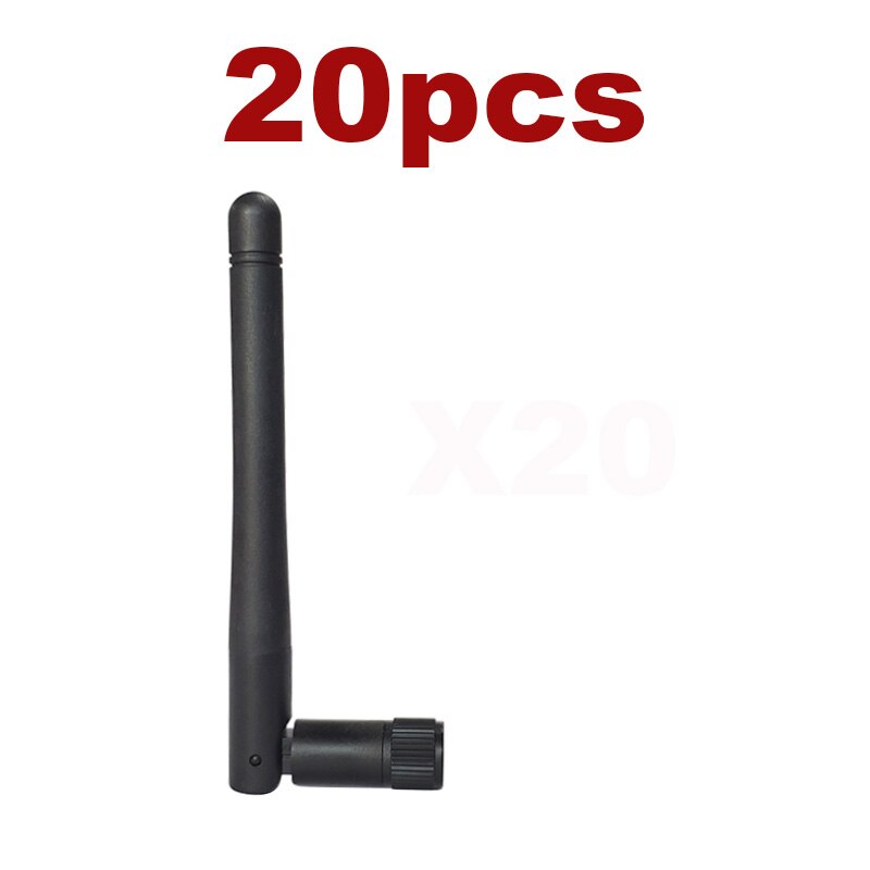 2.4Ghz Antenna wifi 3dbi SMA male Connector 2.4G antena wifi antenna wi fi white antenne waterproof antenas wi-fi: 20pcs