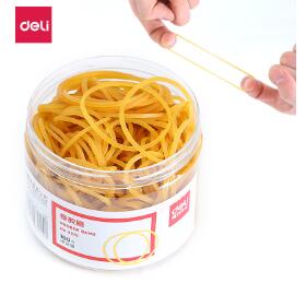 Deli Stationery Office Supplies 100g elastic band Rubber Bands latex loop Stationery Holder Desk Accessories Shop: Default Title