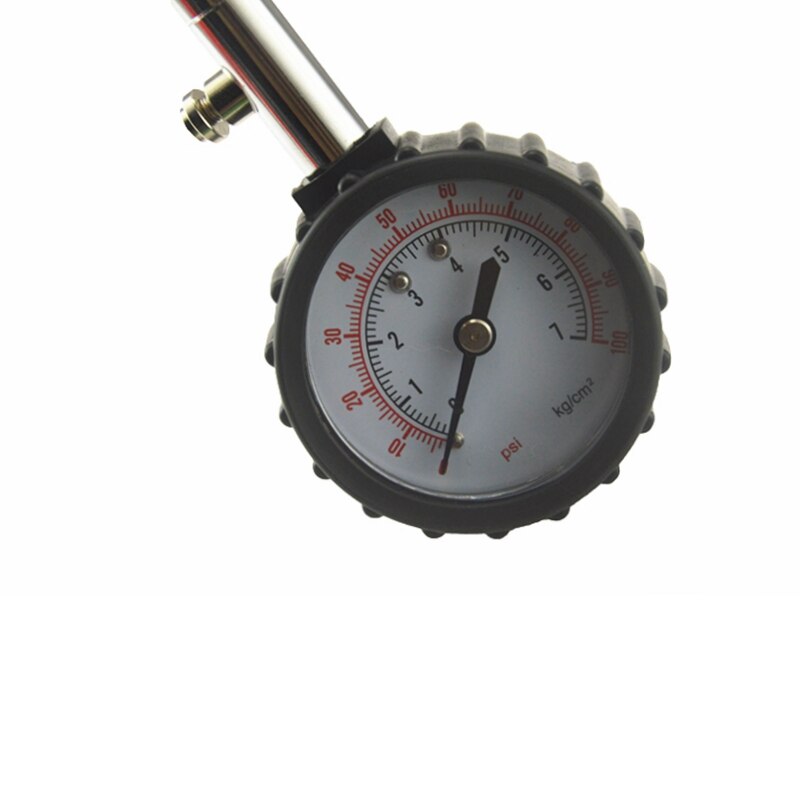 Universal- Auto Auto Luft Reifen Druck Inflator Messgerät Auto Lkw Motorrad flexibel Schlauch Manometer wählen Meter Fahrzeug Tester
