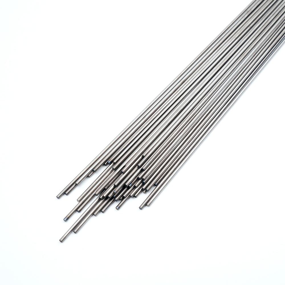 50pcs Gr5 1mm dia x 500mm length Titanium Alloy Round Bar Rod Industry Machine Use DIY Anti-corrosion Material