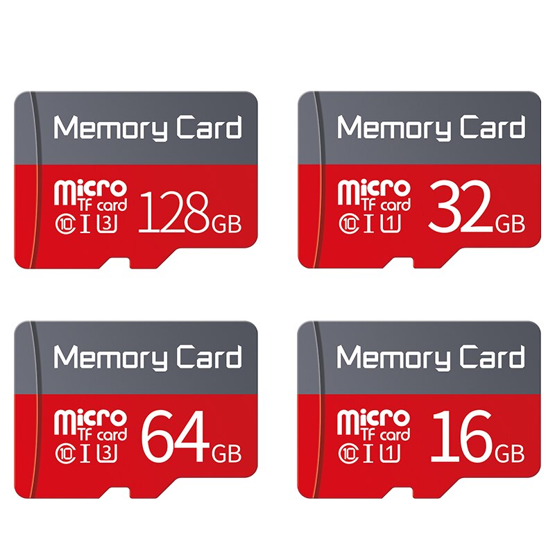 Red Micro SD Card флешка Class 10 Memory Card 64GB 128GB microSDXC carte sd memoria 32GB 16GB microSDHC mini TF Cards