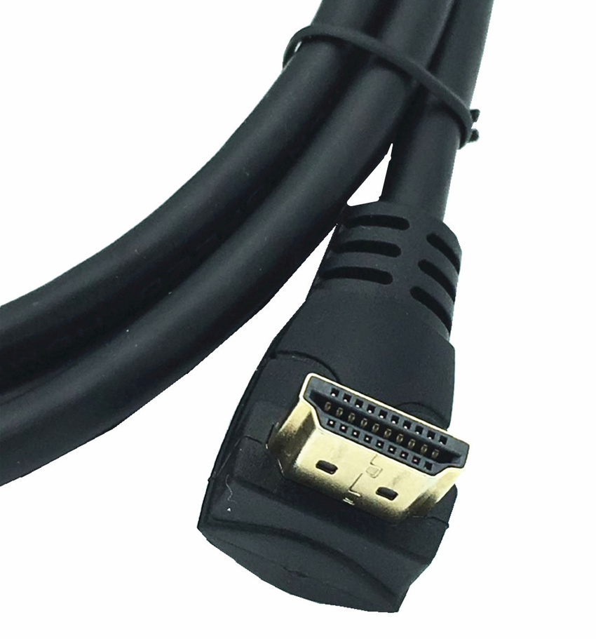 HDMI 2.0V 4K*2K @60HZ ,HDMI Male to HDMI Male UP DOWN LEFT RIGHT 90 Degree Angled Cable 15CM