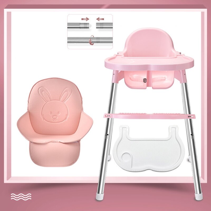 Funda de cojín Universal para trona, de cuero PU, impermeable, para alimentación de bebés y niños
