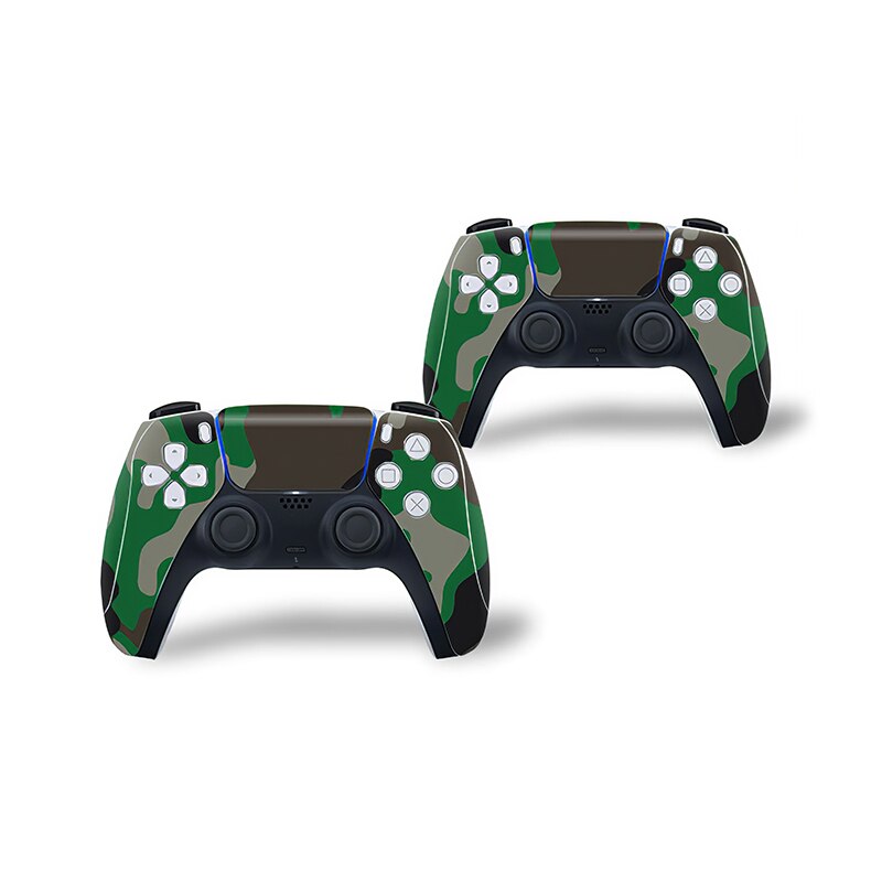 Practical Skin Sticker For PS5 With Ultra HD Blu-Ray Disc Drive Console And 2 Controllers With Beautiful Pattern