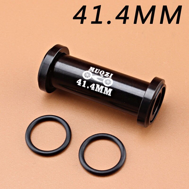 MUQZI Mountain Bike Soft Tail Frame Rear Shock Absorber Shock Absorber Turn Point Riding Modified After The Gall Bushing: black   41.4MM