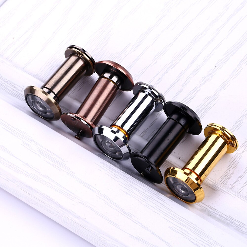 Door Viewer 220 Degree 16mm Adjustable Alloy Tamper Home Security Camera Home Optical Glass Anti-Theft Video Eye Magic Door