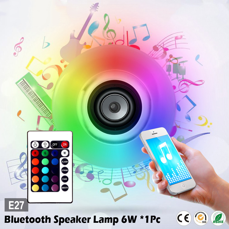 LED Muziek Lamp LED Speaker Muziek Draadloze E27 LED Luidspreker Audio Lamp Bar Bluetooth 4.0 Bluetooth Speaker
