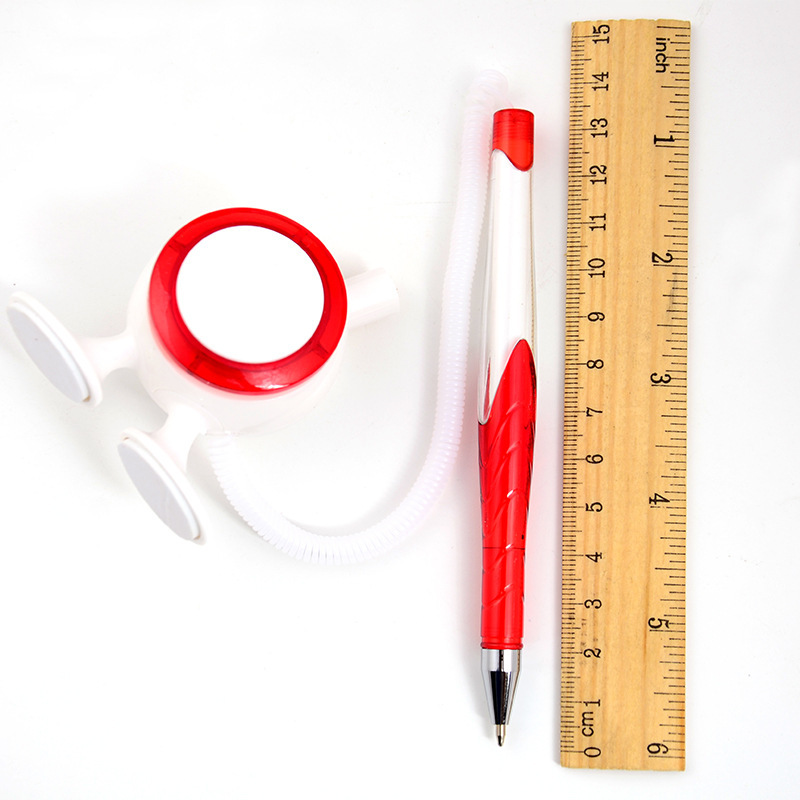 Elastic Rope Ballpoint Pen Fixed Bank Table Desktop Signature Pens Superior office writing pen pen