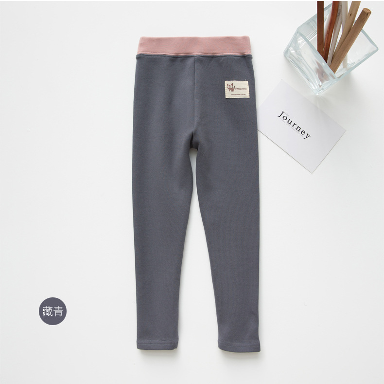 Autunno della molla Delle Ragazze Pantaloni Delle Ghette Per I Bambini Capretti Del Bambino Delle Ghette Casual Sport Pantaloni: graphite