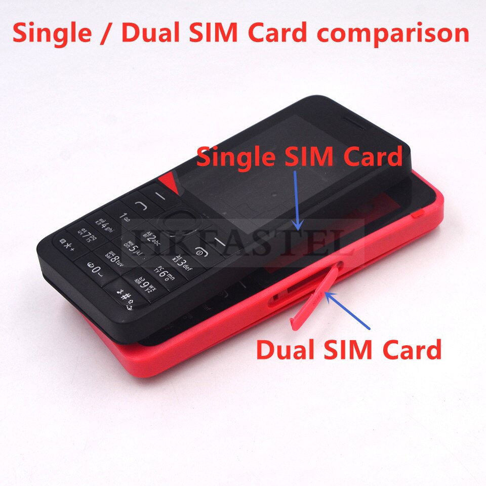 HKFASTEL 301 Housing For Nokia 301 Single Dual SIM Card Mobile Phone Cover Case + English Russian Arabic Keypad + Tool