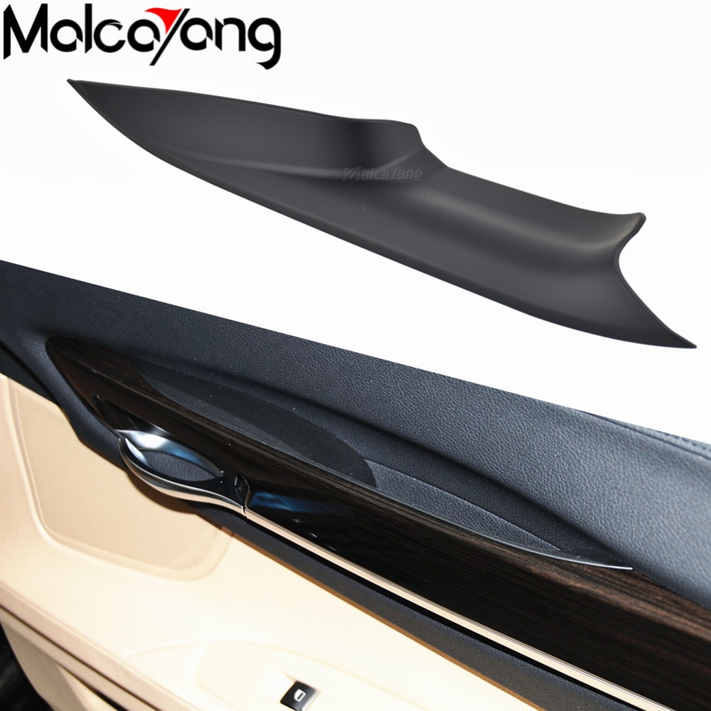 Manijas de puerta Interior de coche trasero izquierdo delantero derecho, Panel de puertas interiores, barra de manija, cubierta embellecedora para BMW serie 7, F01, F02