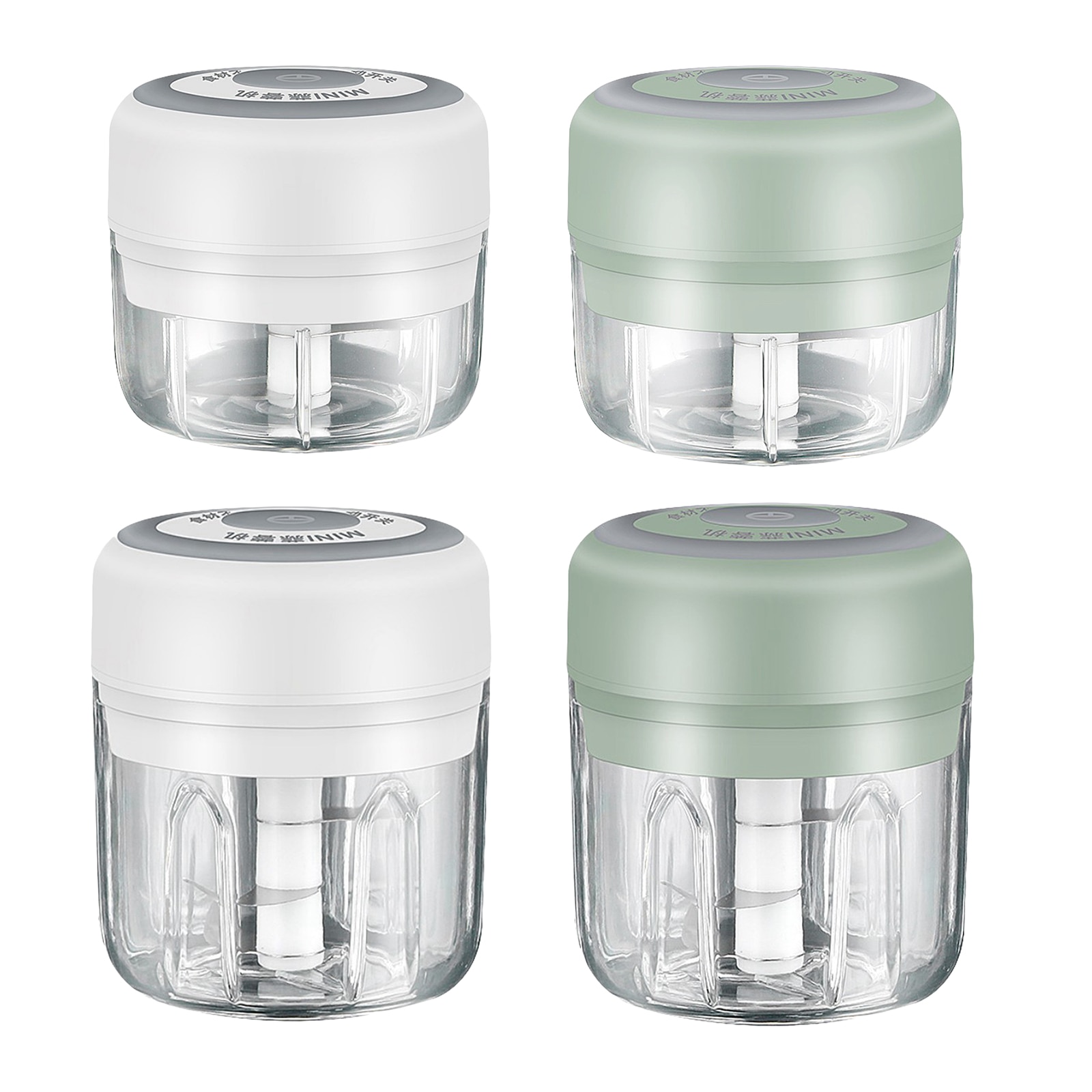 USB Charge Cordless Electric Mini Garlic Chopper Garlic Masher Food Processor