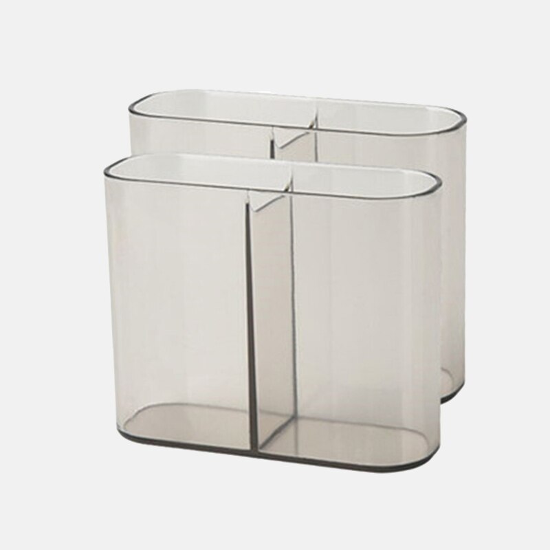 Portable Transparent Makeup Organizer Storage Box Acrylic Make Up Organizer Cosmetic Organizer Makeup Storage Drawers Organizer: Style3-Grey