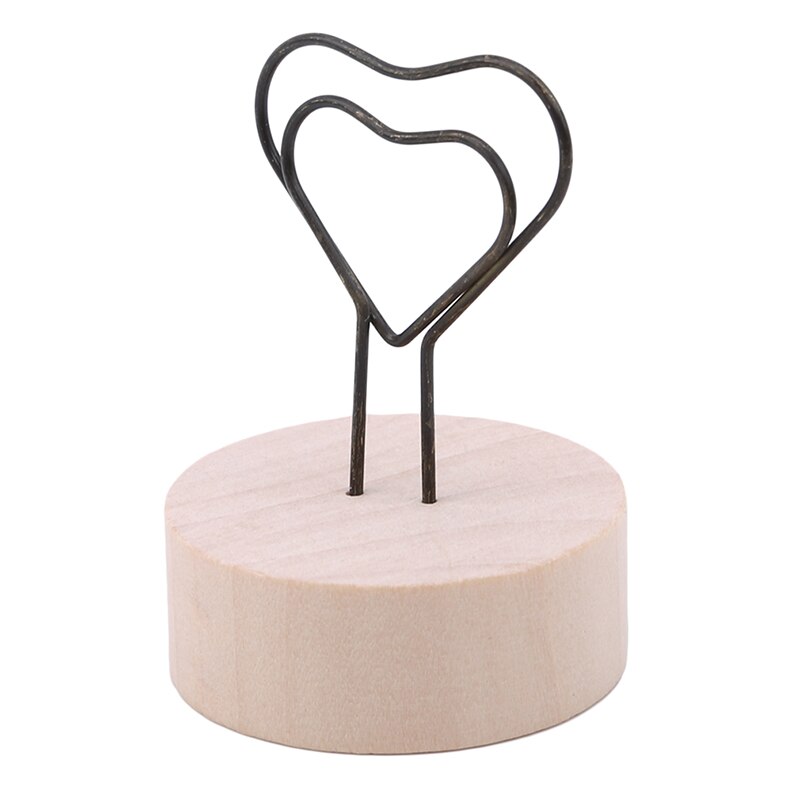 Log Clip Photo Folder Menu Number Log Clip Holder Wedding Party Table Decoration