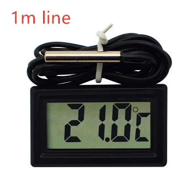 Digitale Lcd Meet-50 Tot 110 Graden Celsius Auto Temperatuurmeter Watertemp Meters Auto-Onderdelen Temperatuursensor Auto-Onderdelen: Black
