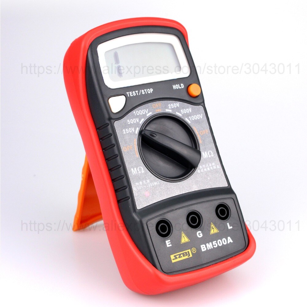Digital Insulation Resistance Tests Resistance Meters 250V/500V/1000V Electrician tools 1999 Count Multimeter Megohmmeter Megger
