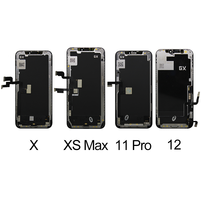 GX LCD Pantalla Display OLED For iPhone X XS XSMAX 11 12PRO 12mini 13 14 PRO MAX 14PULS Digitizer Touch Screen True Tone