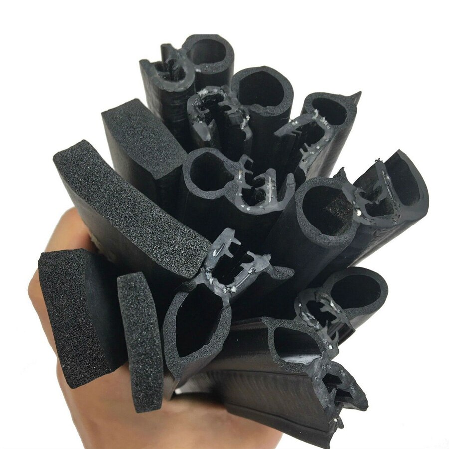 Burlete de goma con correa de acero EPDM para puerta de coche, burlete montado en la parte delantera izquierda o derecha, 3m
