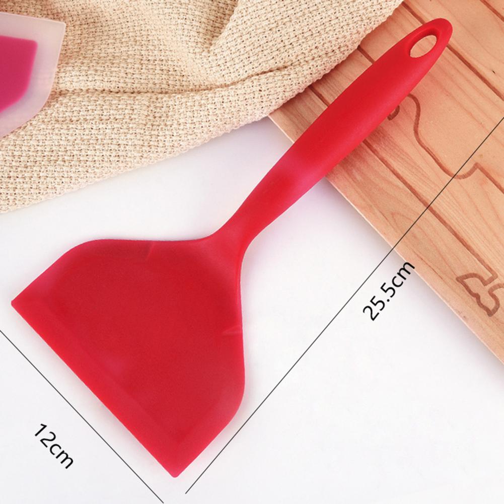 Silicone Spatula Lightweight Kitchen Accessory Silicone Beef Meat Egg Kitchen Wide Scraper Pizza Shovel Baking Spatula Tool