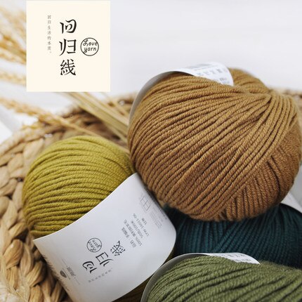 300g(50g*6pcs) 100% Merino Wool Yarn Coarse Wool Hand Woven Knitting Wool Thread Knit Scarf