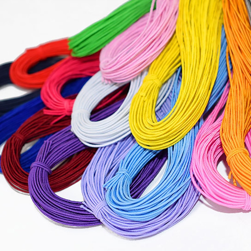 Elastisk Snor Rund 1.2mm - Tråd til Smykker DIY, Armbånd, Halskæder, Taljebånd