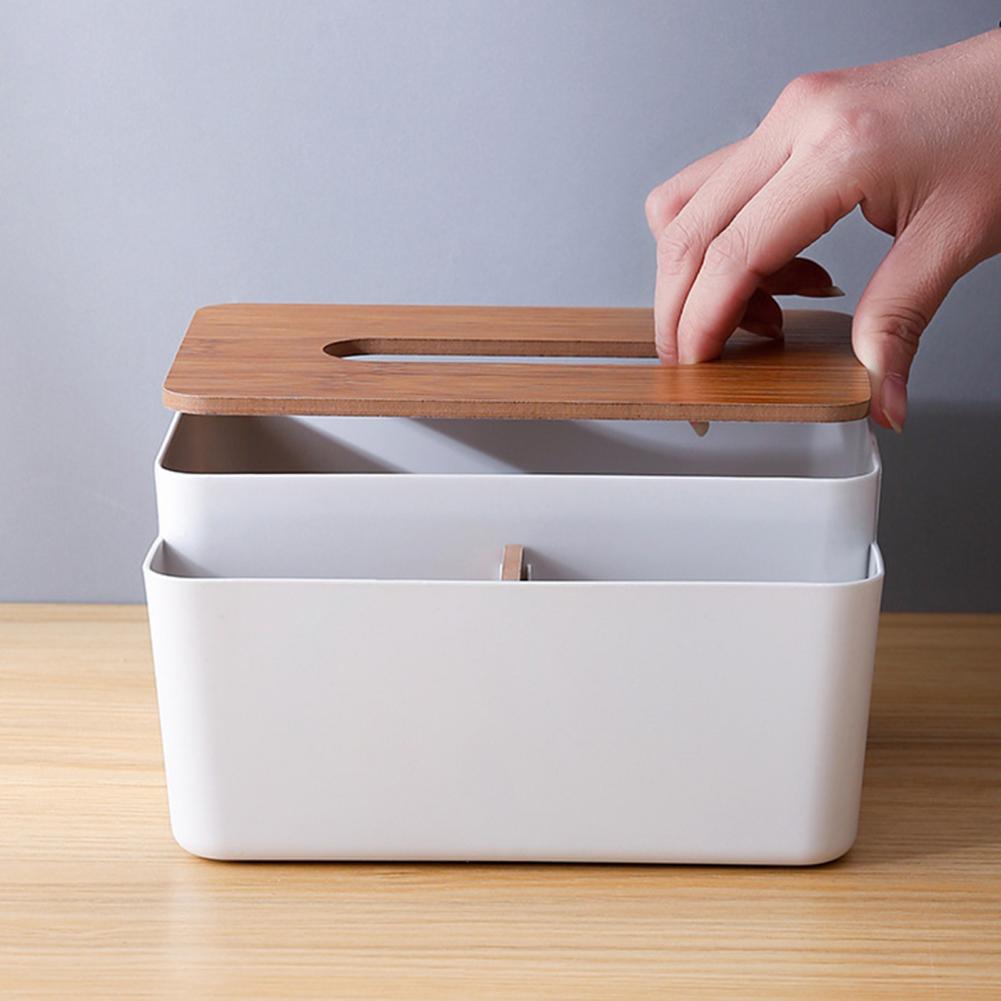 Household Tissue Box Holder with Lid Removable Cover Tissue Case Paper Box Tissue Holder boite a mouchoirs коробка для салфеток