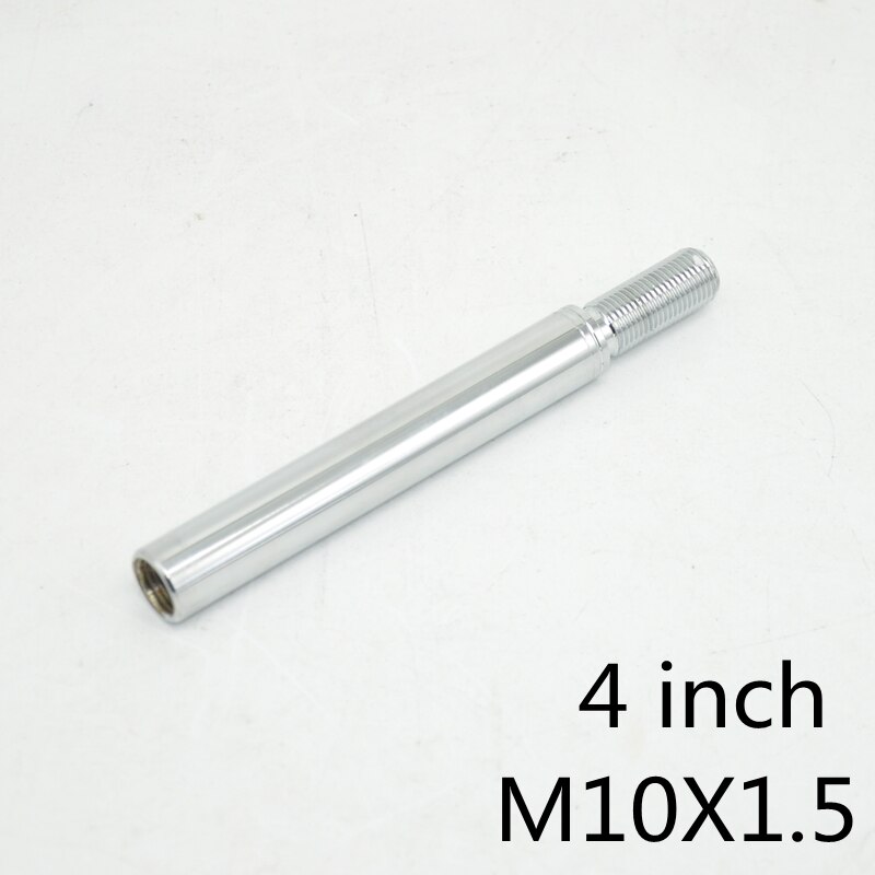 Aluminum Chrome Shift Knob Extender Extension Lever Gear Manual Shifter 4 inch: 4 inch 10X1.5