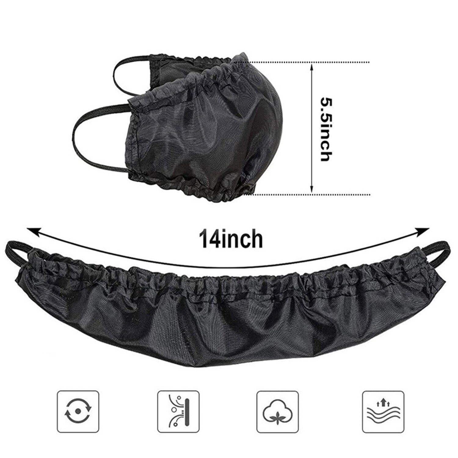1Pc Mannen Baard Bib Baard Covers Verstelbare Baard Bandana Baard Schort Guard Baard Caps Gezichtshaar Schort Guard Motorkap baard Zorg