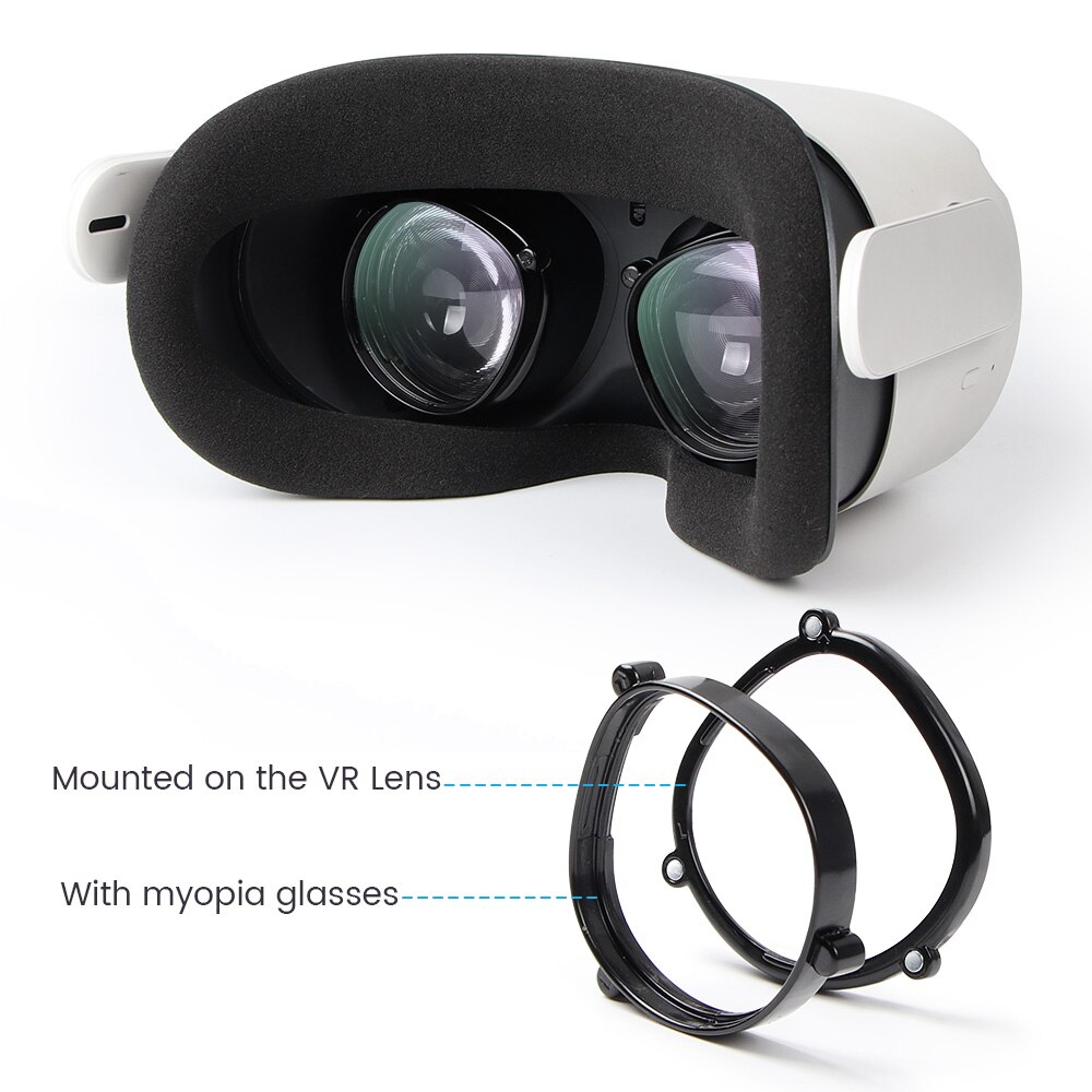 Quest 2 VR Magnetic Eyeglass Anti Blue Glasses Quick Disassemble Lens Protector Magnetic Frame For Oculus Quest 2 VR accessories