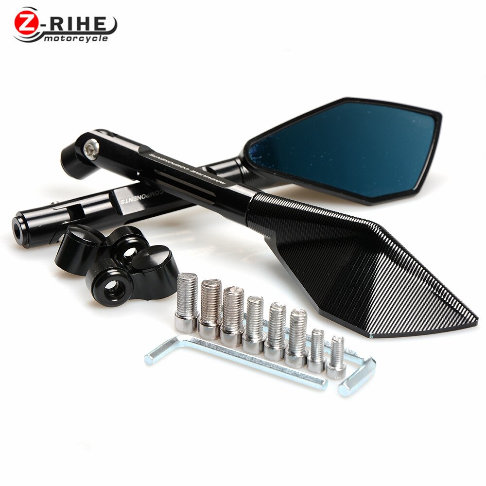 for Rearview Mirrors For Suzuki GSX-S1000 GSXS1000 Gladius GSR 400 750 600 SV 650 CNC Aluminum Mirror Motorcycle Scooter Accesso