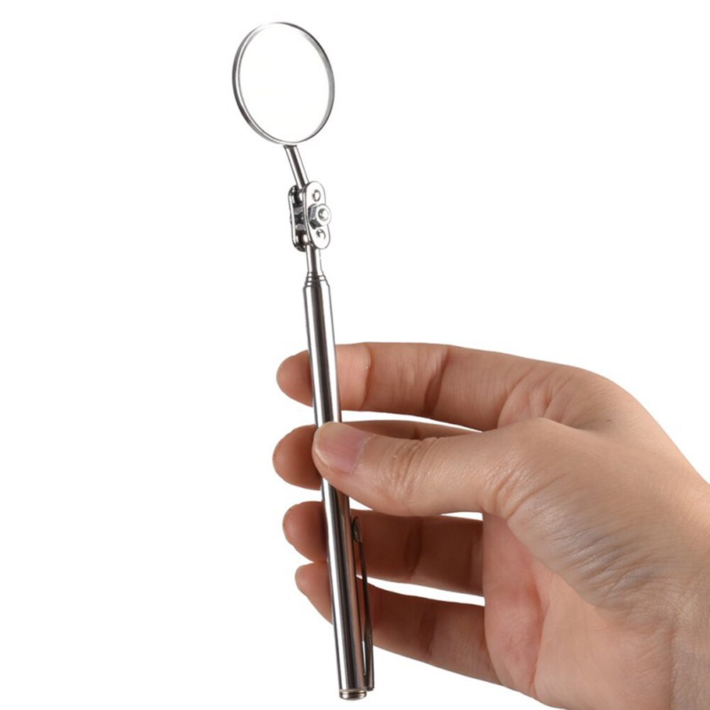 1Pcs 30mm Inspection Mirror Car Telescopic Detection Lens Inspection Round Mirror 360° 17-49cm Car Inspection Repair Tool