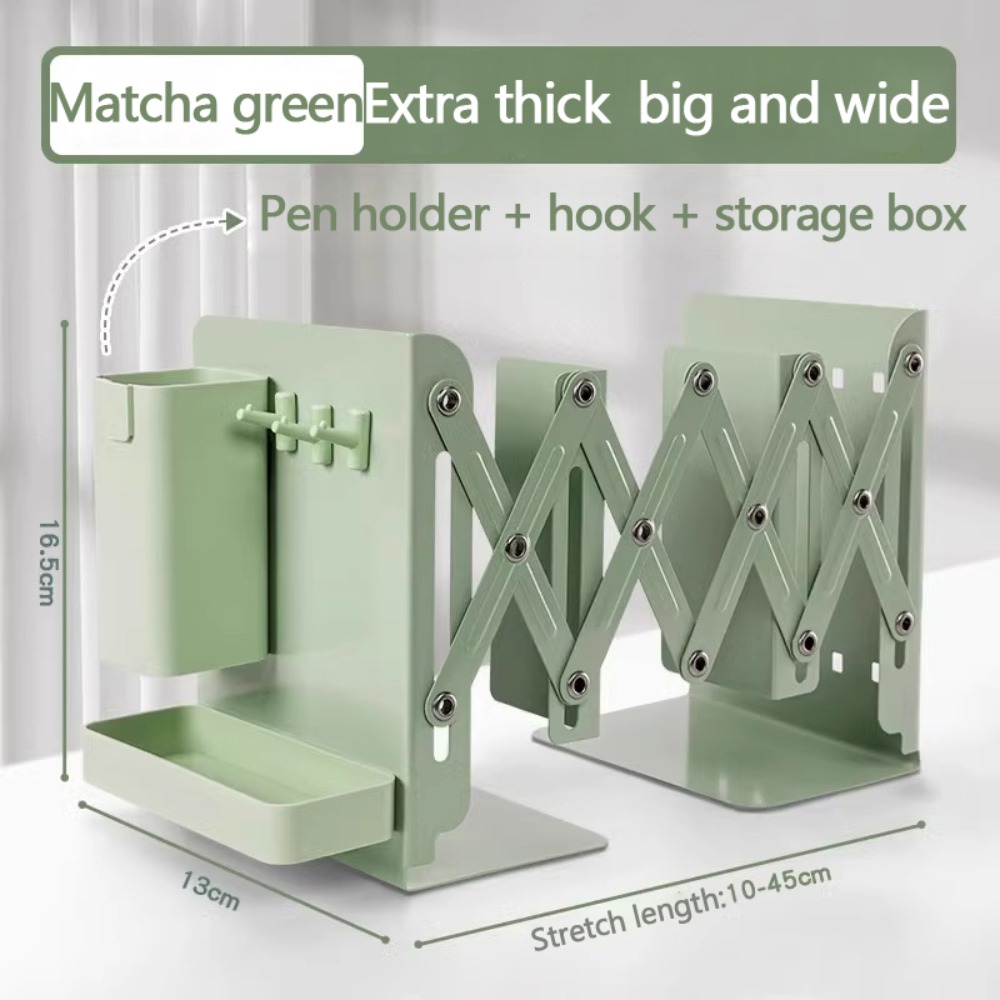 Monitoiminen metallinen aikakauslehtiteline tukeva pystysuora tiedostojen lajitteluteline kestävä kirjasäilytysteline kouluun: Punainen