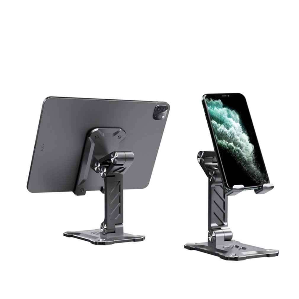 Foldable Desktop Tablet Mobible Phone Holder Cradle Stand for iPhone iPad Height Angle Adjustable Phone tablet holder Tablet