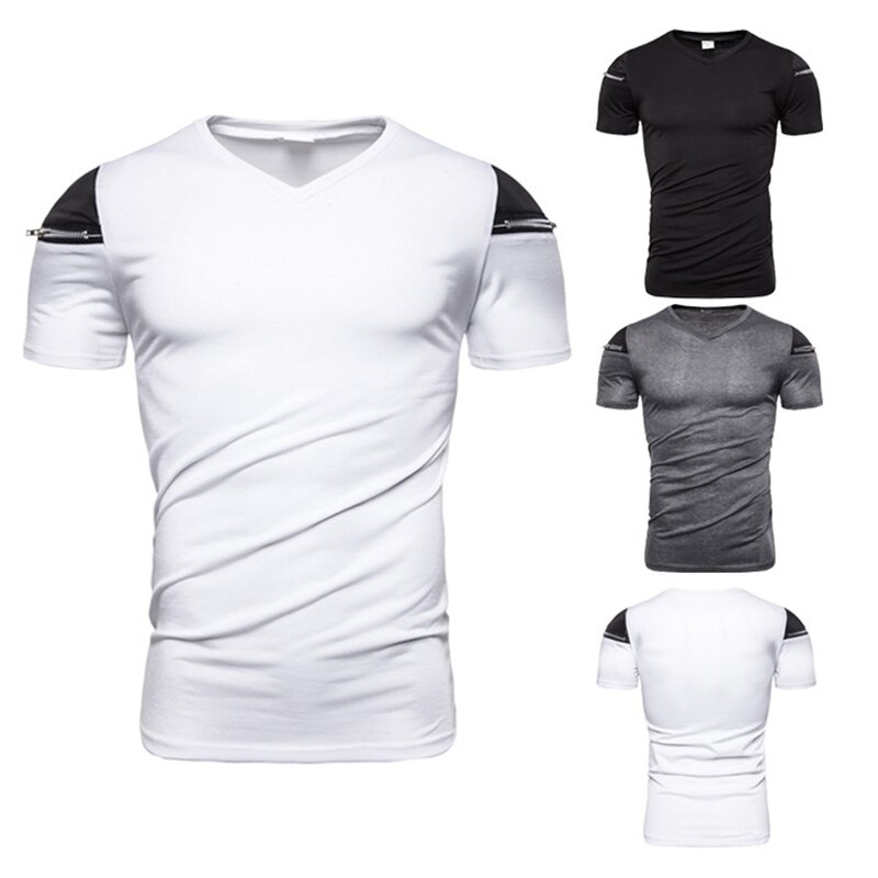 Fitnesscentre tøj herre kortærmet t-shirt bodybuilding fitness t-shirt herre sportslig t-shirt stor størrelse toppe t-shirts
