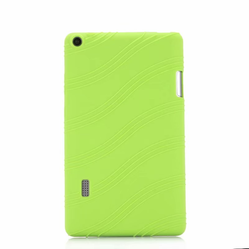 Doux étui pour Huawei T3 7 WiFi Version étui pour tablette Support de Silicone Protège La coque Pour Huawei MediaPad T3 7.0 BG2-W09 étui pour tablette: green