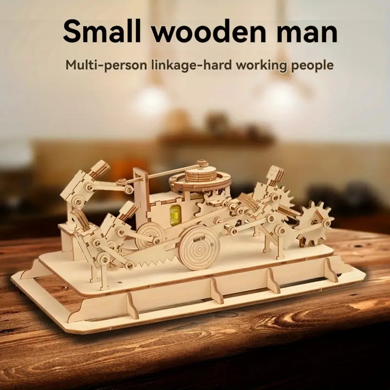 3D Wooden Puzzle, Scale Model,DIY Model Kit, Handcraft ,Home Decoration,Mechanical Model Kit, Building Toy: Default Title