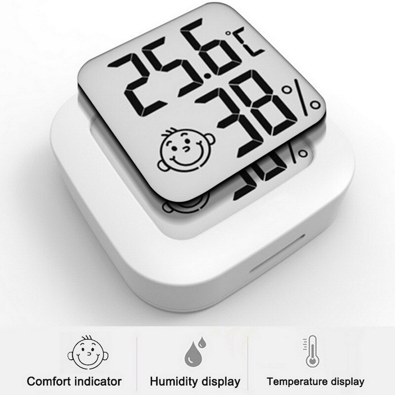 Hygrometer Indoor Thermometer Room Temperature Gauge Monitor Meter to Home