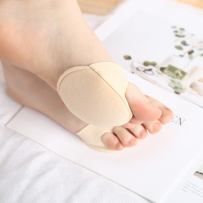 Vijf Tenen Voorvoet Pads Voor Vrouwen Hoge Hakken Half Inlegzolen Eelt Likdoorns Voet Pijn Zorg Absorbeert Schokken Sokken Teen Pad inserts
