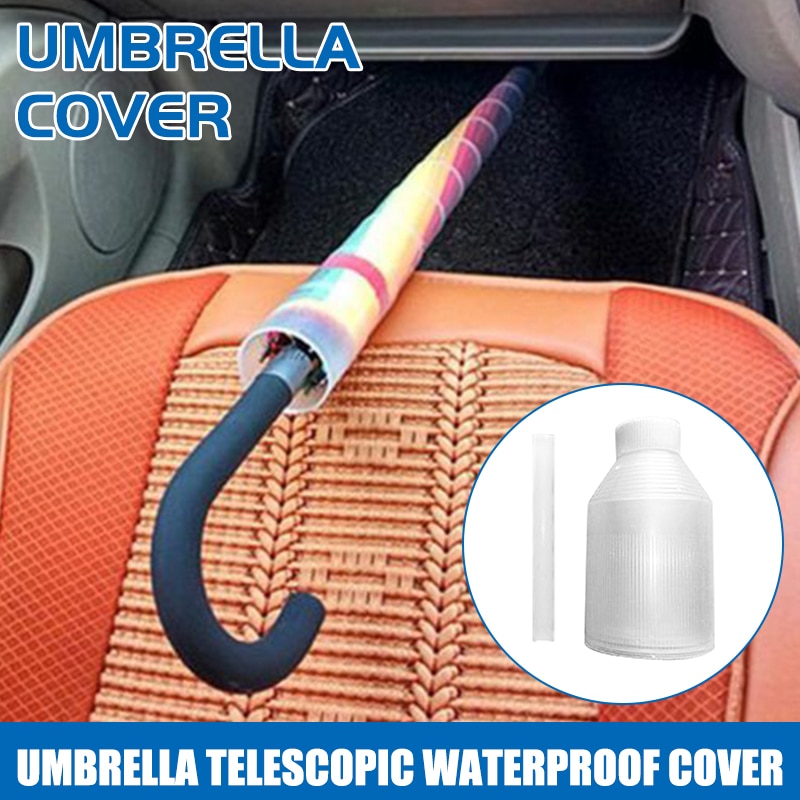 Telescopic Drip-proof Umbrella Cover PVC Transparent Umbrella Cover Coat C44