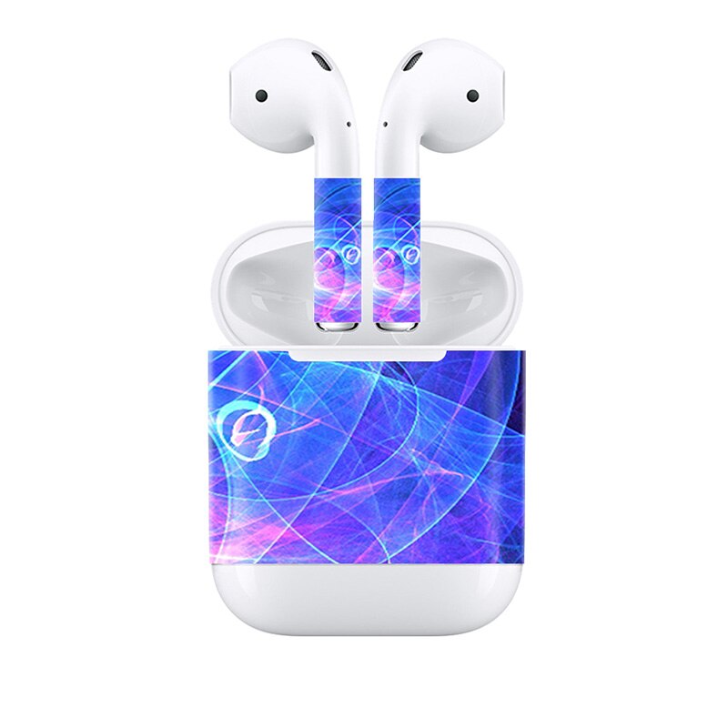 For Apple AirPods 2 Earphone Sticker Earbuds DIY Personality Decal Vinyl Camouflage Skin Wireless Charging Box Sticker: 919