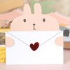 Enveloppe animal de dessin animé 30 pièces/ensemble, carte message de remerciement, carte de vœux d'anniversaire pour bébé, cartes de , feuille universelle: 8