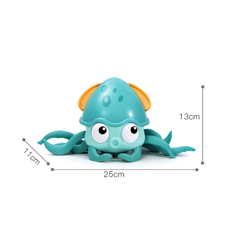 Bad Dusche Octopus Uhrwerk Spielzeug Baby Baden schwimm Spielzeug Seil Gezogen Krabbeln Krabben Auf Land Und Wasser Jungen Mädchen Kinder