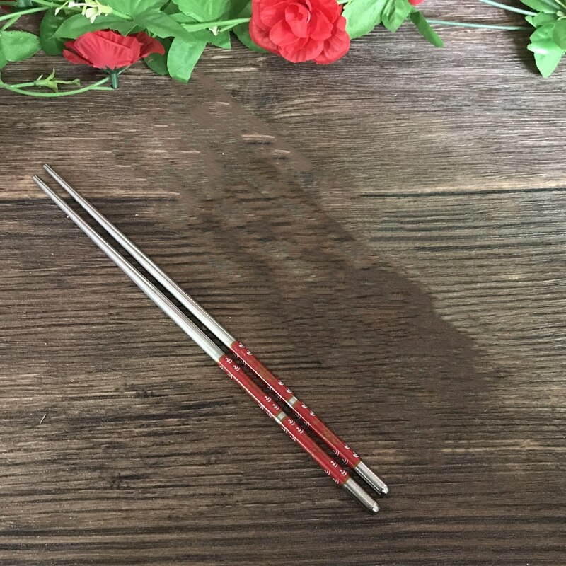 1 Pair Japanese Chopsticks Alloy Non-Slip Sushi Food Sticks Chop Sticks Chinese Reusable Chopsticks: G
