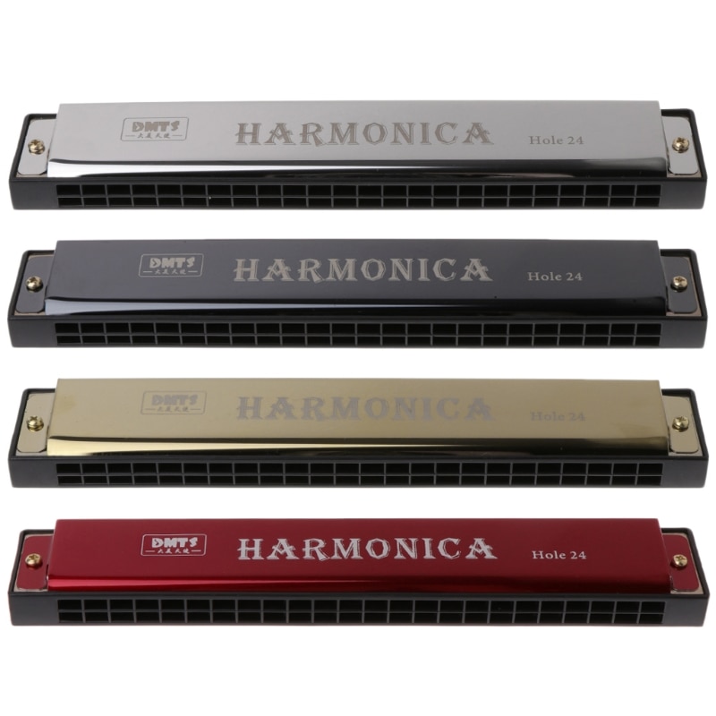 Professionele 24 Hole Harmonica Sleutel Van C Mond Metalen Orgel Voor Beginners