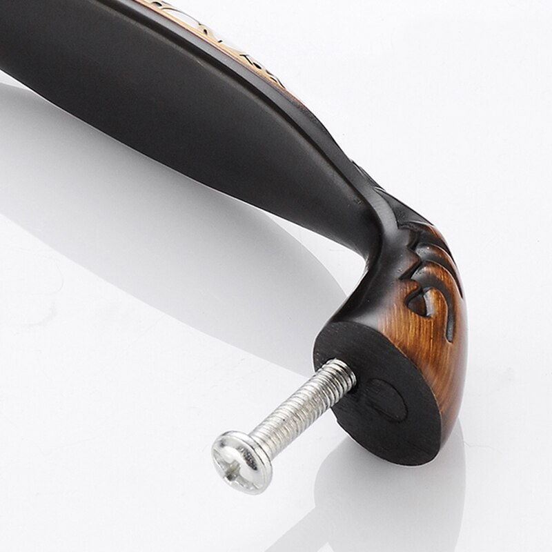 Antieke Brons Keramische Kast Handvatten Zinklegering Retro Lade Knoppen Kastdeur Meubilair Hardware Kabinet Handles
