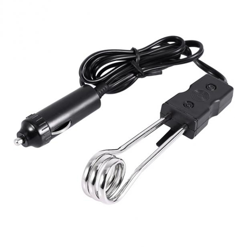 Portátil 24V coche eléctrico hervido inmersión agua calentador viaje Camping Picnic