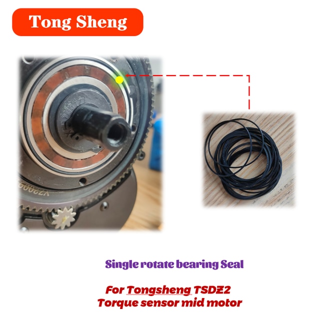 Tongsheng Mid Drive Motor Torque Sensor TSDZ2 Electric Bicycle Ebike Conversion Kit Fixed Screw Seal Parts Accessories: Bearing Seal