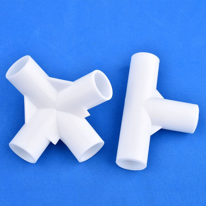 2/5/10Pcs 16mm White Straight Tee Elbow Connector 90 120 135 Degree Three-Dimensional 3-way 4-way Joint DIY Tent Fixed Fittings