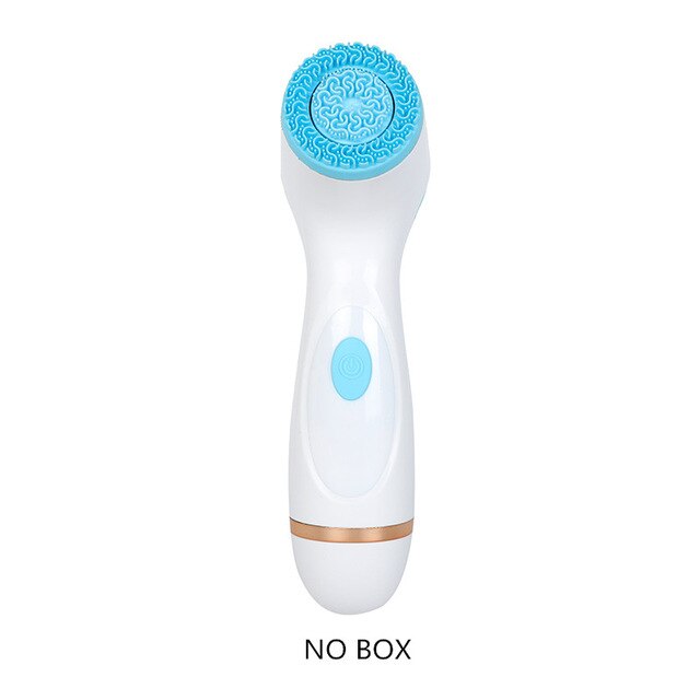 Sonic Nu-cepillo de limpieza Facial giratorio, sistema de Spa galvánico que puede limpiar y quitar espinillas: Blue NO box