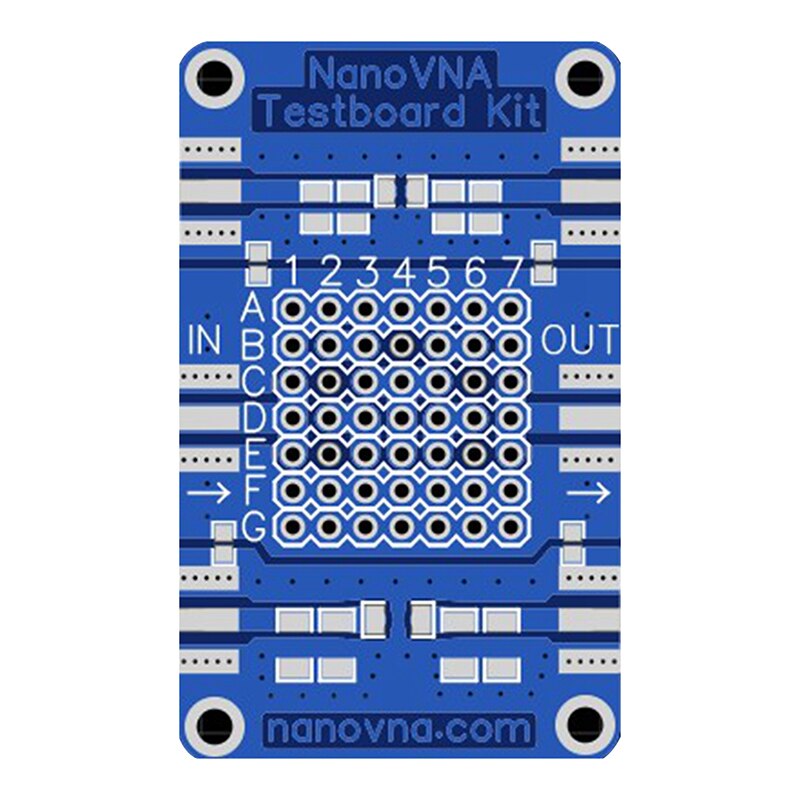 Neueste NanoVNA Testboard Bausatz VNA Vektor Netzwerk analysieren Prüfung Demo Gremium